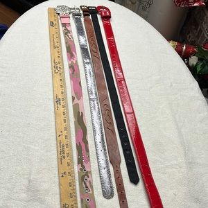 5 Assorted Belts